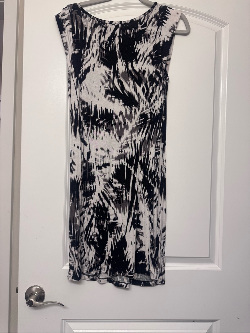 Apt. 9 Black and White Asymmetrical Sheath Dress